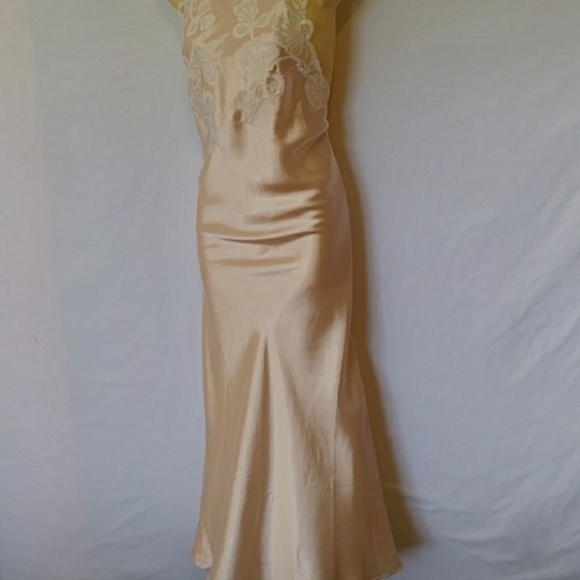 CASSINI NIGHTGOWN VINTAGE LACE SEXY FEMININE EXC~S - Picture 3 of 8